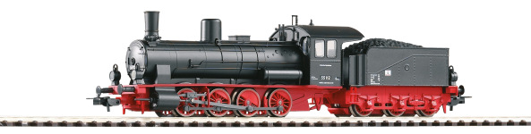 PIKO 57551 - H0 - Schlepptenderlok BR 55 (G7.1) der DR; Ep. III